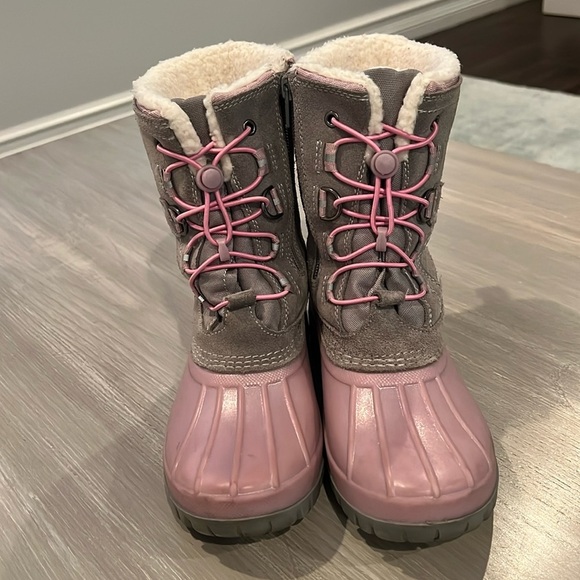 Lands End Kids Expedition Waterproof Insulated Snow Boots - Picture 1 of 6